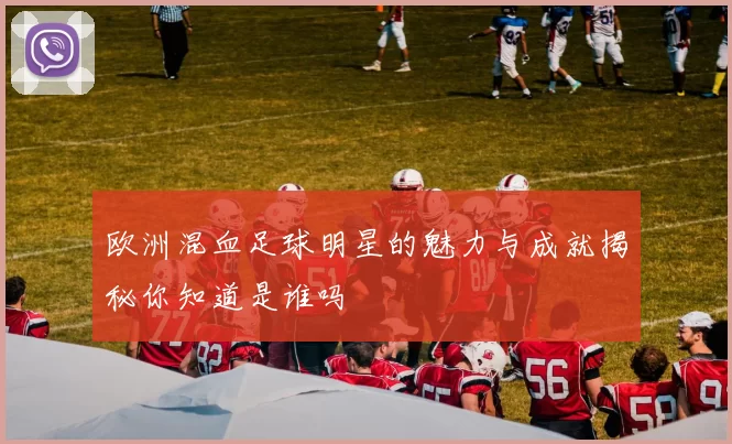 欧洲混血足球明星的魅力与成就揭秘你知道是谁吗