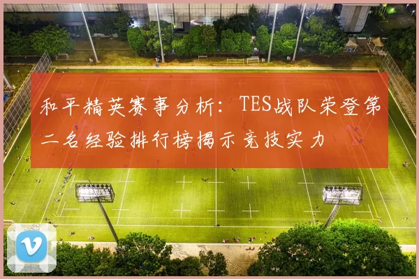 和平精英赛事分析：TES战队荣登第二名经验排行榜揭示竞技实力